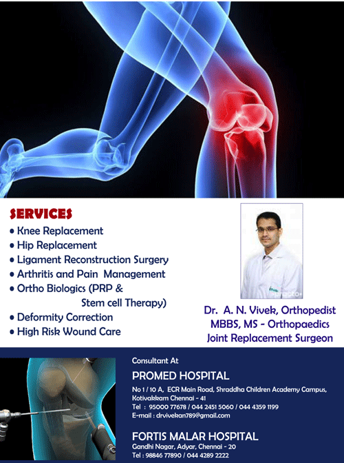 dr a n vivek ortho